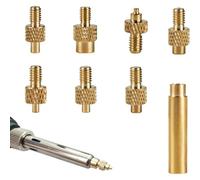 PYEUIFT 6 x Pannes De Fer À Souder Pour Inserts Filetés 3D Insert Entretoise Pointe Fer À Souder M2/M2.5 M3 M4 M5 M6 M8 Accessoire Pour Impression 3D