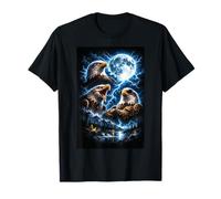 Pygargue à tête Blanche Lune électrique T-Shirt