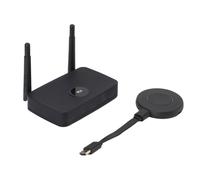 Pyhodi Adaptateur de Dongle D'affichage sans Fil, émetteur D'extension sans Fil 1080p et Récepteur, Démarrez Le Coulage D'écran sans Fil en Moins de 10 Secondes pour Le Projecteur TV (Prise UE)