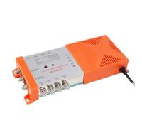Pyhodi Amplificateur de Distribution D'antenne TV 8 Way Way avec Cascade de Boucle IRS, Filtre 4G LTE, 8 Sortie, Faible Bruit, Gain 20 DB, Classe 3 Rouge, Sortie Maximale 90 DB, (Plug UE 220-240V)