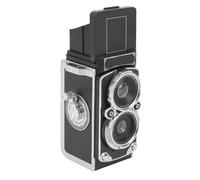 Pyhodi Appareil Photo Numérique Miniature Vintage, Style Réflexe de L'objectif Jumeau Rétro, Automatique, Photos 12MP, Vidéo 1080p, 1,54 '' écran, Filtres, Carte 16 Go pour des Souvenirs (64GB)