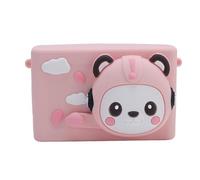 Pyhodi Caméra Numérique 1080p HD, Selfie & Game Music Sticker Filter Compact Small Camera avec Zoom, Remplir la Lumière, la Mise au Point Automatique, et Plus Encore avec Un Zoom (Pink)