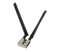 Pyhodi Carte Réseau sans Fil WiFi 6 Triple Bande 2,4 GHz 5 GHz 6 GHz M.2 CNVIo 802.11 AX BT5.3 avec 2 Antennes, Compatible pour pour Prime H610M A, Prime Z690, pour 10