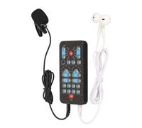 Pyhodi Changeur de Voix, Multiples Applications 10 Modes de Changement de Son de Dégagement Multifonctionnel Dusineur Vocal Portable pour Le Streaming en Direct
