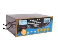 Pyhodi Chargeur de Batterie de Voiture Intelligente, Mainteneur Automatique de Batterie de Charge et Désulfateur avec Arrêt Automatique, Garde de Température avec des (Prise UE)