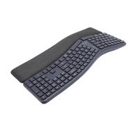 Pyhodi Clavier divisé Ergonomique sans Fil avec Repos de Poignet rembourré, Clavier Ergonomique 2.4g à Double Mode avec USB C Inclinaison Réglable de Batterie de 200H pour Mac USB C