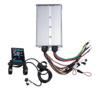 Pyhodi Contrôleur sans Balais de Scooter électrique, 48V 60V 72V 60A Aluminium ALLIAME CONTRÔLEUR Moteur sans Ballon avec Panneau D'affichage LCD et Auto-apprenti