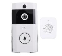 Pyhodi Coupée de Porte Vidéo WiFi, Caméra de Porte Vidéo sans Fil avec Discours à 2 Voies, Objectif Grand Angle Haute Définition, Notifications D'applications Mobiles, Visualisation à
