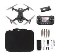 Pyhodi Drone Quadcoptère sans Balais, Caméra FPV Pliable avec évitement D'obstacle, 2,4 G de WiFi, Télécommande, écran de Couleur Lumineuse LED, Plan de Volant (Batterie Unique)