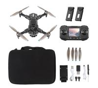 Pyhodi Drone Quadcoptère sans Balais, Caméra FPV Pliable avec évitement D'obstacle, 2,4 G de WiFi, Télécommande, écran de Couleur Lumineuse LED, Plan de Volant (2 Piles)