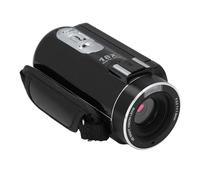 Pyhodi Enregistreur de Caméra Vidéo 1080P, Caméscope 30MP Zoom Numérique 18X, écran LCD IPS 3,0 Pouces avec Nocturne Infrarouge, Rotation à 270 Degrés, Prend en la Webcam, (Black)