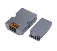 Pyhodi Ensemble D'injecteur POE Passif Gige, 10 Mo/S 100 Mo/S 1000 Mo/S de Haute Vitesse 320W et Adaptateur de Câble de Garde ESD à RJ45 Satellite Ethernet Adapter Kit pour Une