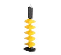 Pyhodi Foret de Pêche sur Glace, Tarière en Alliage d'Aluminium et Nylon avec Adaptateur Universel, 2 Lames Métalliques, Longueur de 28 Pouces, Diamantre de Rotation de 8 Pouces vers les les