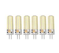 Pyhodi GY6.35 Ampoule LED 7W, 6pcs AC DC 12V 700lm 72 LEDs 360 Degrés Ampoule LED de Maïs, Ampoule Halogène à Base à Deux Broches pour Suspension, Lustre, Lampe de Bureau, Lumières (Lumière blanche)