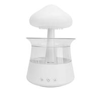 Pyhodi Humidificateur Goutte à Goutte d'eau Rain Cloud, 4 en 1, Diffuseur D'huiles Essentielles 7 Couleurs, Veilleuses et Machine à Bruit Blanc avec Minuterie, Diffuseur D'aromathérapie