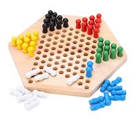 Pyhodi Jeu de Dames Chinoises, Dames Chinoises, Respectueuse Environnementale, Colorée pour Les Adultes, Les Enfants, la Famille