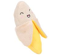 Pyhodi Jouet en Peluche en Forme de Peau de Banane, Pendentif en Peluche Couinant avec Motif de Desin Animation pour Poussette, Sac
