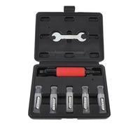 Pyhodi Kit à Outils Rivet Nut, Trousse D'outils de L'énerte Professionnelle, Ensemble en Acier en Alliage Rivet Tauller 1/8 5/32 7/32 1/4 3/16 Bit de Forage pour 1/4 Pouce Pneumatique