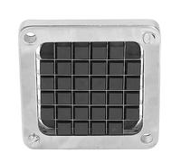 Pyhodi Lame de Rechange pour Coupe-Frites, Assemblage de Lames et Bloc Poussoir pour Coupe-Frites Commercial, Lame de Découpeuse Manuelle de Pommes de Terre en Acier Inoxydable pour (12mm)