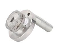 Pyhodi Mini Volant en Métal de 58 Mm, Tige de Scie à Table, Perceuse, Tour CNC, Manivelle Ronde Livrée avec Vis de Réglage et Poignée Rotative pour Fraiseuse, Tour, Meuleuse