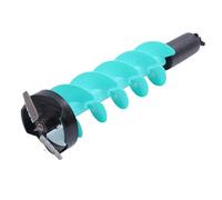 Pyhodi Perceuse électrique de Tarière de Pêche sur Glace de 28 Pouces avec Adaptateur Universel, Tarière Flotte en Nylon avec 2 Lames en Acier, Diamère de Rotation de 6 Pouces