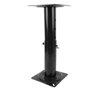 Pyhodi Pied de Base de Siège en Métal, 11.34-17.24 Pouces Hauteur Réglable, Conception D'absorption des Chocs, Revêtement en Poudre Noir, Prend en Charge la Plupart des Installations