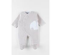 Pyjama 1 pièce en velours, greige 3M