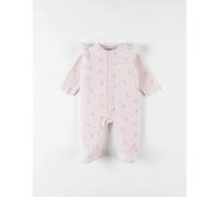 Pyjama 1 Pièce Imprimés Libellules En Velours Rose