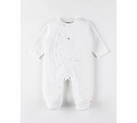 Pyjama 1 pièce lapin en velours, écru 18M