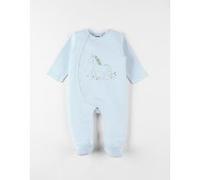 Pyjama 1 pièce licorne en jersey, bleu clair 9M
