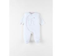 Pyjama 1 pièce popsie en velours blanc 6M(67CM)