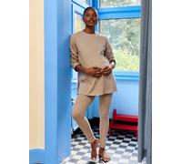 Pyjama 2 pièces de grossesse taupe 46/48