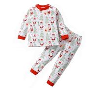Pyjama 2 pièces pour Enfants Enfant Ensemble Pyjamas Manches Longues en Coton Doux Hauts de et Pantalon Dinosaure Requin Voitures vêtements Nuit