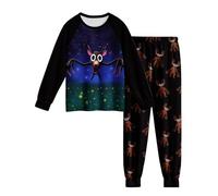 Pyjama 99 Nights in the Forest chemise à manches longues et pantalon ensemble 99 Nights in the Forest pour enfants imprimé cerf vêtements de maison vêtements de nuit 8 Années