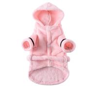 Pyjama À Capuche en Peluche Douce pour Chien, Veste Légère en Polaire Chaude pour Animaux De Compagnie, Chihuahua, Carlin, Yorkshire Terrier, Automne Et Hiver,Un,M