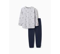 Pyjama À Manches Longues Avec Motif De Voitures De Course Gris 3/4A
