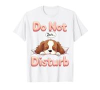 Pyjama Amusant Do Not Disturb Cavalier King Charles Spaniel T-Shirt