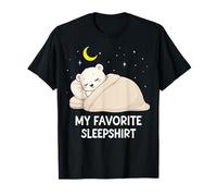 Pyjama Amusant Ours Polaire préféré Zoo garçons Filles T-Shirt