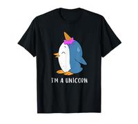 Pyjama amusant pingouin I'm A licorne mignon pour enfants T-Shirt