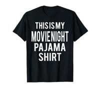 Pyjama Amusant « This is My Movie Night » T-Shirt