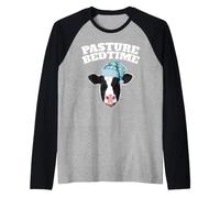 Pyjama Amusant Vache Pun pâturage Manche Raglan