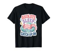 Pyjama Animal endormi Axolotl pour l'heure du Coucher T-Shirt