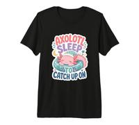 Pyjama Animal endormi Axolotl pour l'heure du Coucher T-Shirt Haut de Gamme