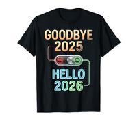 Pyjama Assorti pour la Famille « Goodbye 2025 Hello 2026 » T-Shirt