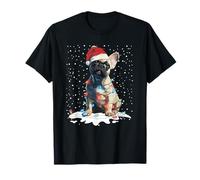 Pyjama avec lumières de Noël en Forme de Bouledogue français pour Hommes, Femmes, Enfants T-Shirt