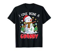 Pyjama avec lumières de Noël « I Love Being A Granny » T-Shirt