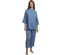 Pyjama avec pantacourt tunique femme Selmark Bleu M