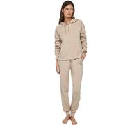 Pyjama avec sweatshirt à capuche femme Selmark P104 Cozy Chic Beige XL