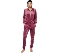 Pyjama avec veste zippé femme Selmark P115 Sport Rose 2XL