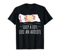 Pyjama Axolotl endormi Amant de la salamandre mexicaine T-Shirt